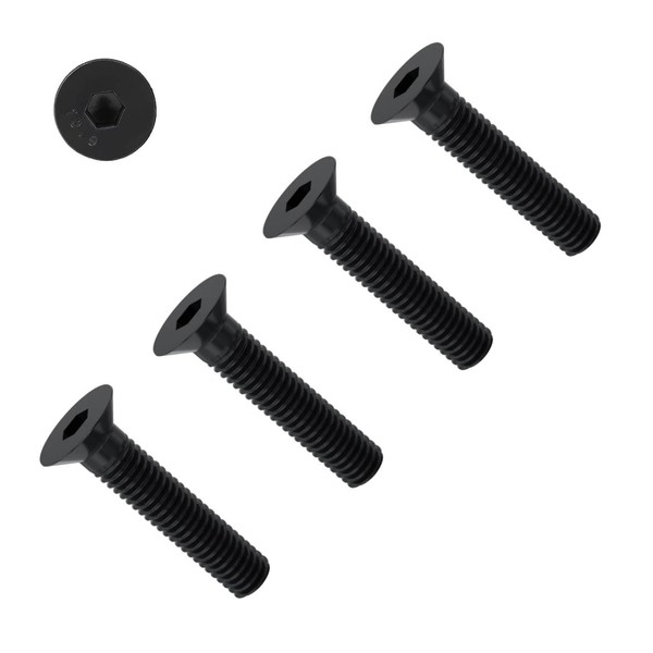 TERF® M5 X 25mm Hex Socket Countersunk Black Machine Screw