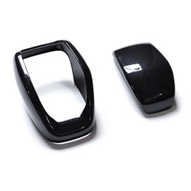 Felimoa New 80 Series Dress Up Interior Parts 2P Shift Knob Cover for New Harrier (Wood Grain Style)