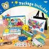 UOMTFAI Pretend Play Teacher Set, Kids Pretend Teacher Playset with