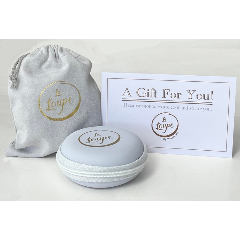 Monocle Necklace with Quartz Crystal