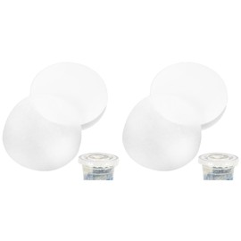 iplusmile 1000 Hojas Papel a Prueba De Fugas Película Para Sellar Vasos De Papel Película De Papel Redonda Taza De Café Botella Viajar Ronda Pulpa De Madera Cruda De Calidad Alimentaria