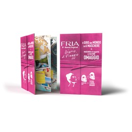 Fria K-Beauty Diario di Viaggio, 6 Maschere Viso Tessuto Biodegradabile
