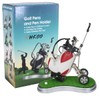 HKOO Golf Gift Golf Bag Holder with 3 Pieces Aluminum
