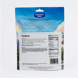 Backpacker's Pantry Chana Masala - Freeze Dried Backpacking & Camping Food - Emergency Food - 21 Grams of Protein, Vegan, Gluten-Free - 1 Count