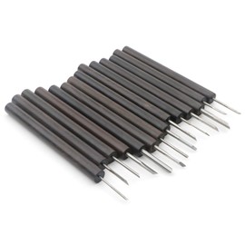 Unxuey 14Pcs Set Sandalwood Handle Manual Carving Knife DIY Tools Olive Core Walnut Wood Carving Chisel High Speed Steel Engraving Tool Set