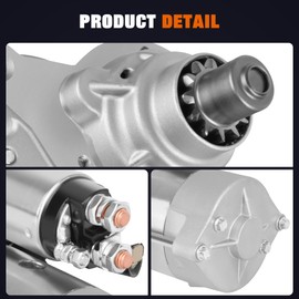 SINTLY 6670N Car Starter Motor Fit for Ford 2003-2007 F-250 F-350 F-450 F-550 Super Duty, E-350 Club Wagon, E-350 E-450 Super Duty, Excursion, LCF, V6 4.5L V8 6.0L, 12V 3.0KW 12-Teeth Clockwise