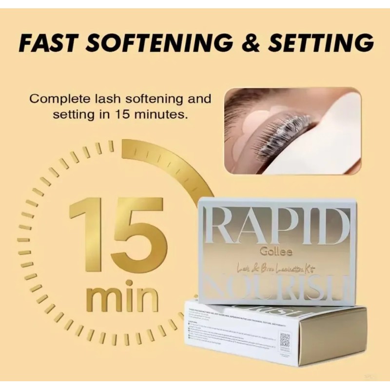 Kit Lashlifting Y Laminado Gollee Rapid Menor Tiempo De Pose