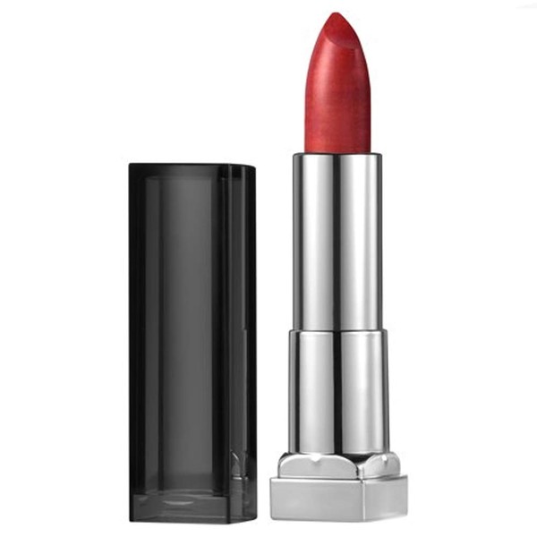 Maybelline New York Color Sensational Red Lipstick Metallic Lipstick, Hot Lava, 0.15 Ounce, Pack of 1