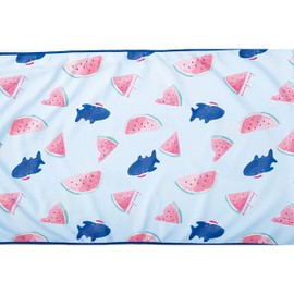 Libuhaafter Cool Towel Outing Cool Shark Zap (Total Length Approx. 39.4 inches (100 cm)), UV Protection, Cool Material 94006-05