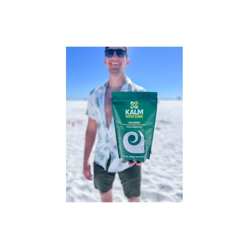 Kalm with Kava Loa Waka Traditional Grind (16 oz.)