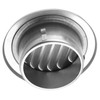 DDBSUN Stainless Steel Wall Air Vent Round Flat Grille Ducting