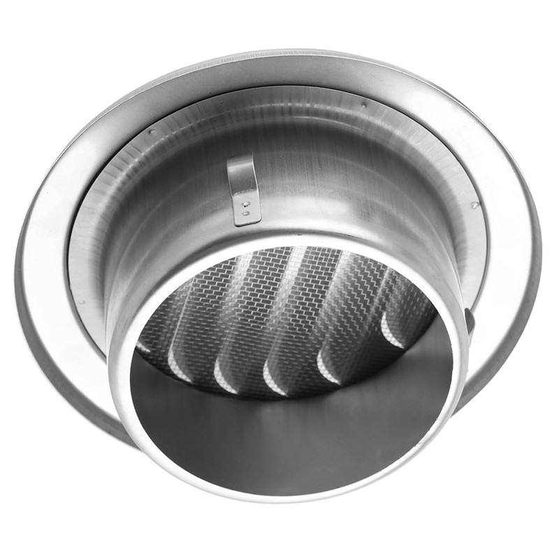 DDBSUN Stainless Steel Wall Air Vent Round Flat Grille Ducting