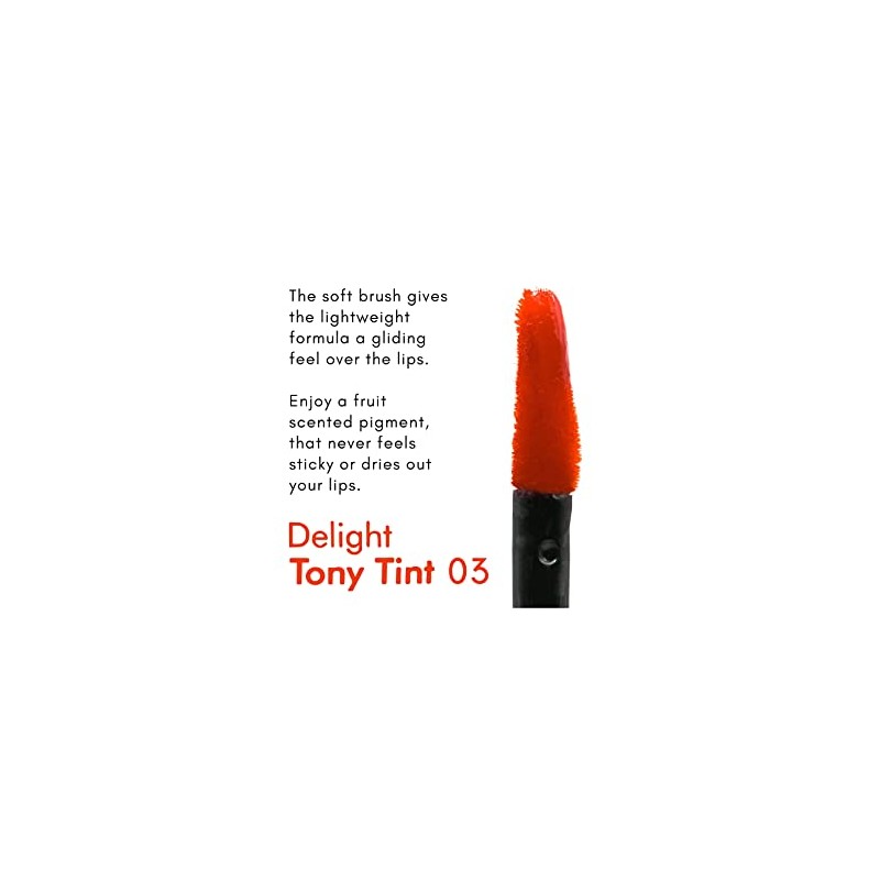 TONYMOLY Tint 03 Orange Tinta Labial Coreana Naranja de Larga