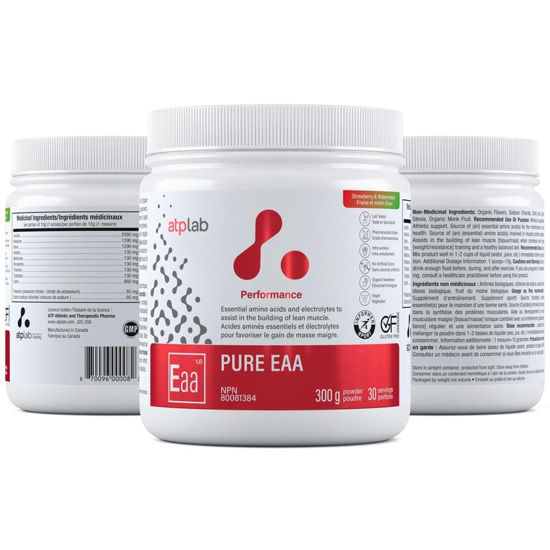 ATP LAB Pure EAA Powder, 300g - Strawberry & Watermelon