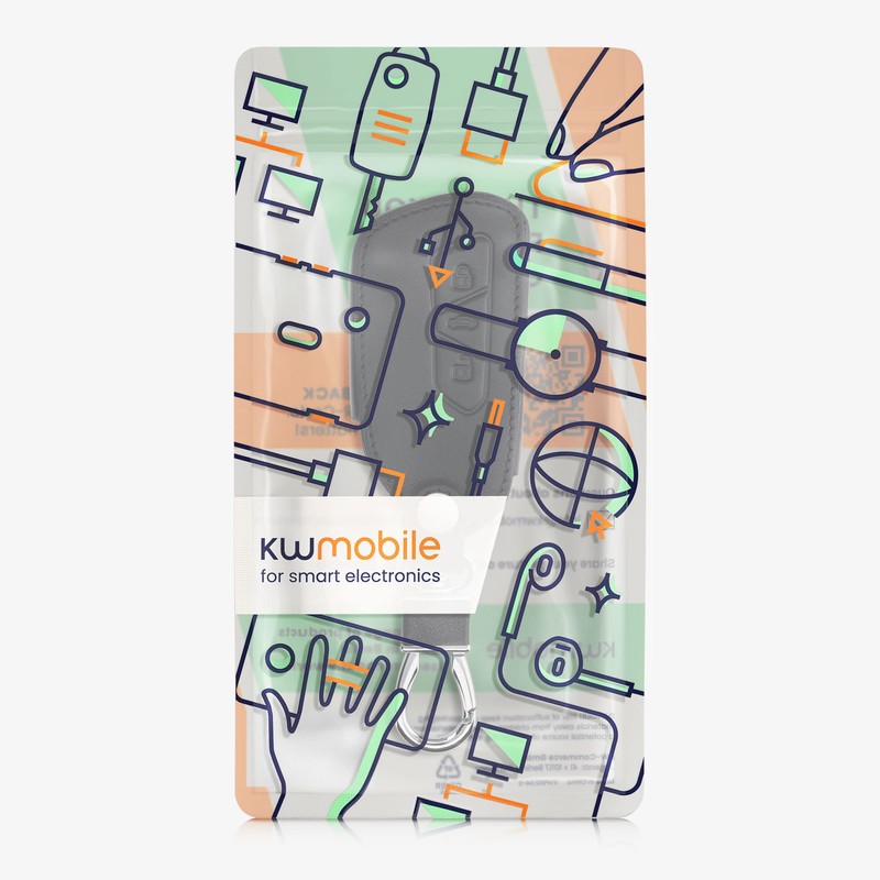 kwmobile Carcasa Compatible con VW Golf 8 Llave de Coche