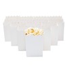 100 Pack Mini Popcorn Boxes for Party, Bulk White Popcorn