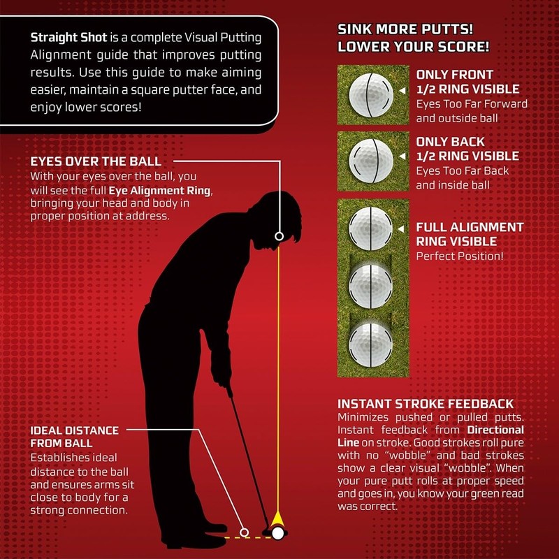 Odyssey Golf Ball Line Marker Set with Ball Marker