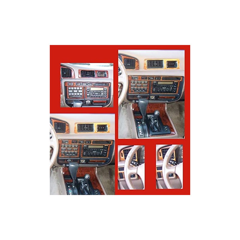 TOYOTA Land Cruiser Interior BURL Wood Dash Trim KIT Set