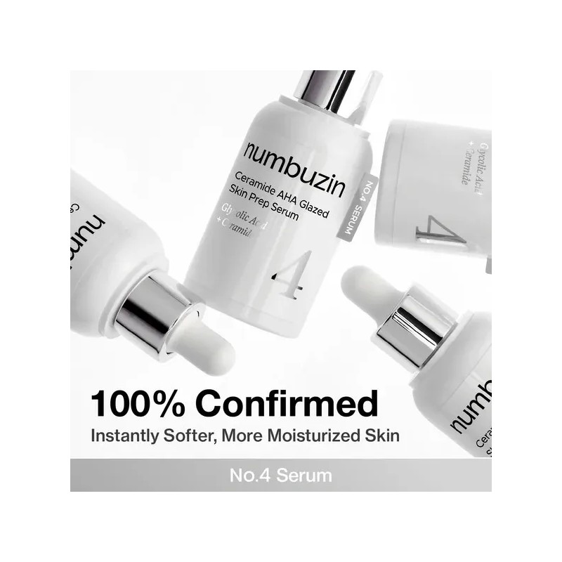 Numbuzin 4 Ceramide Aha Glazed Skin Prep Serum Todo Tipo