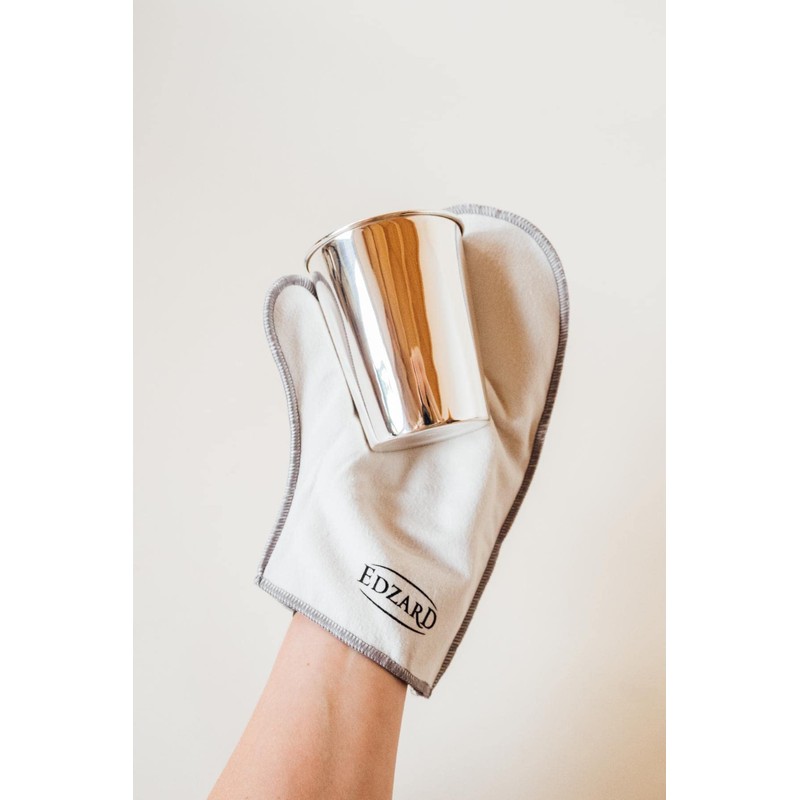 EDZARD Silver-Care Gloves, QualiPolish, with Tarnish Protection