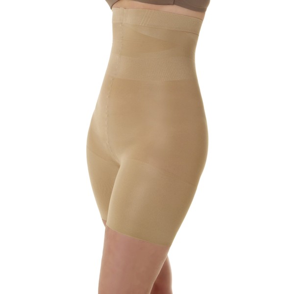 Sleex High Waist Super Control Shaper, Size XL, Natural