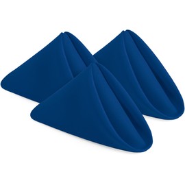Utopia Home Royal Blue Cloth Napkins (12 Pack, 17x17 Inches), Ideal Dinner Napkins for Party, Wedding and Lunch/Dinner