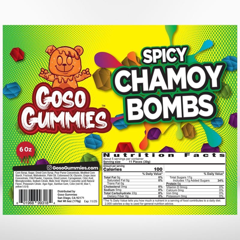 Goso Gummies Dynamite Duo Spicy Gusher Bombs Combo - 12