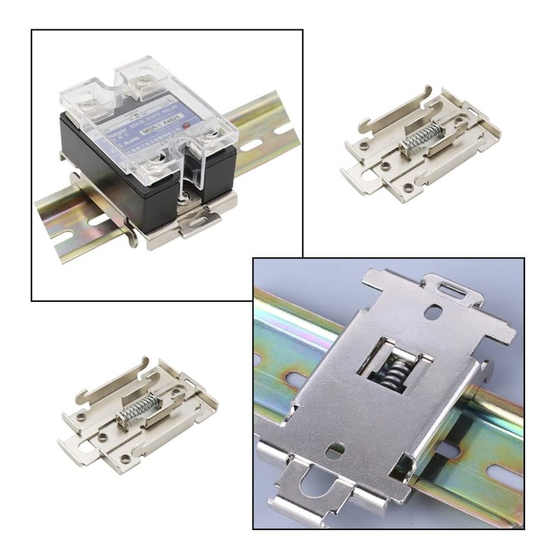 Rail Mounting Clip Practical DIN Rail Mounting Rack Sturdy Mounting