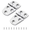 316 Stainless Steel Boat Hatch Hinges,1-1/2inchx 2-1/4inch (57 X 38
