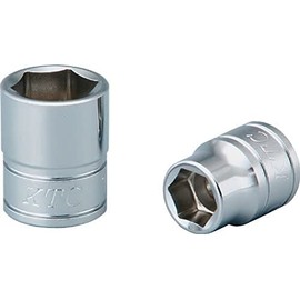 Kyoto Machine Tools (KTC) Socket Hexagonal B31116, Insertion Angle: 0.4 inches (9.5 mm) x Total Length: 1.1 inches (27 mm) x Side Dimensions: 11/16 inches
