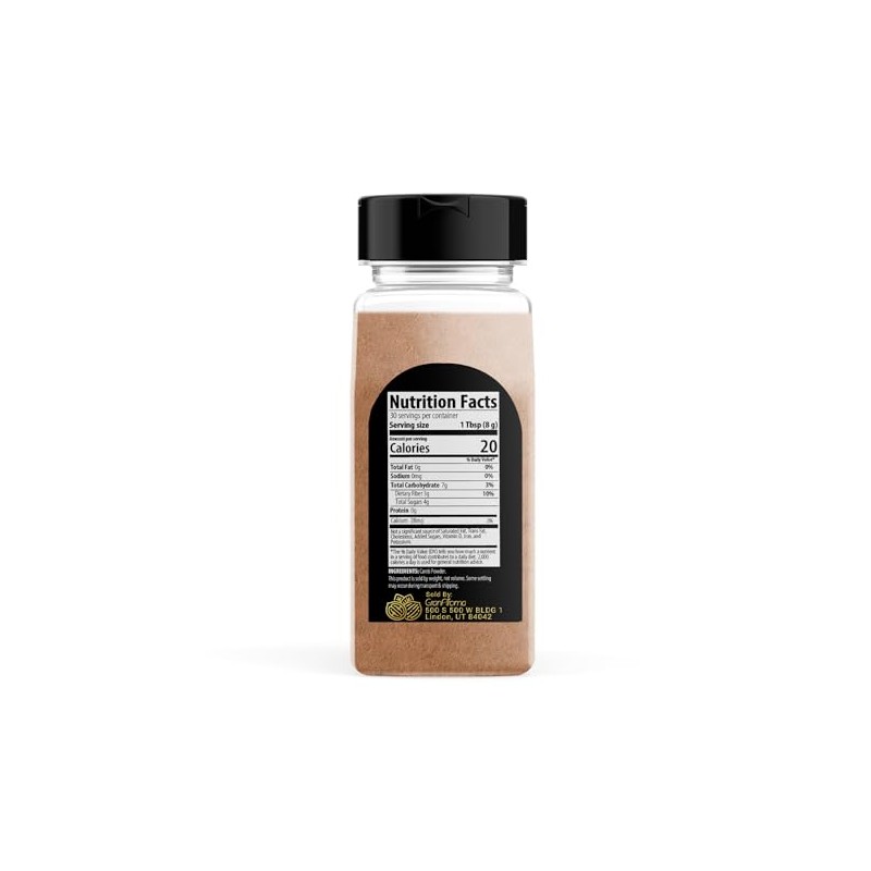 GranAroma Carob Powder, Baked Goods, Shakes & Smoothies (8.5 Ounce)