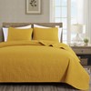 Chezmoi Collection Austin King Bedspread Set 3-Piece Pinsonic Quilted Oversized