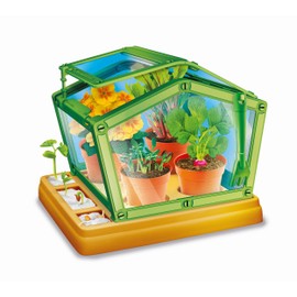 Clementoni Galileo Lab - My New Greenhouse, Planter & Seeds for Mini Gardeners and Budding Botanists, Toy for Children from 7 Years by Clementoni 59383