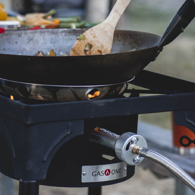 GasOne Propane Single Burner Camp Stove with High Temp Paint