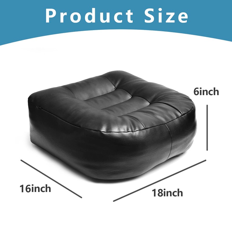 YOUFI Super Thicken Leather Car Seat Cushion for Adults -