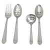 Ginkgo International Coquille Flatware Set, 4 pieces, Silver