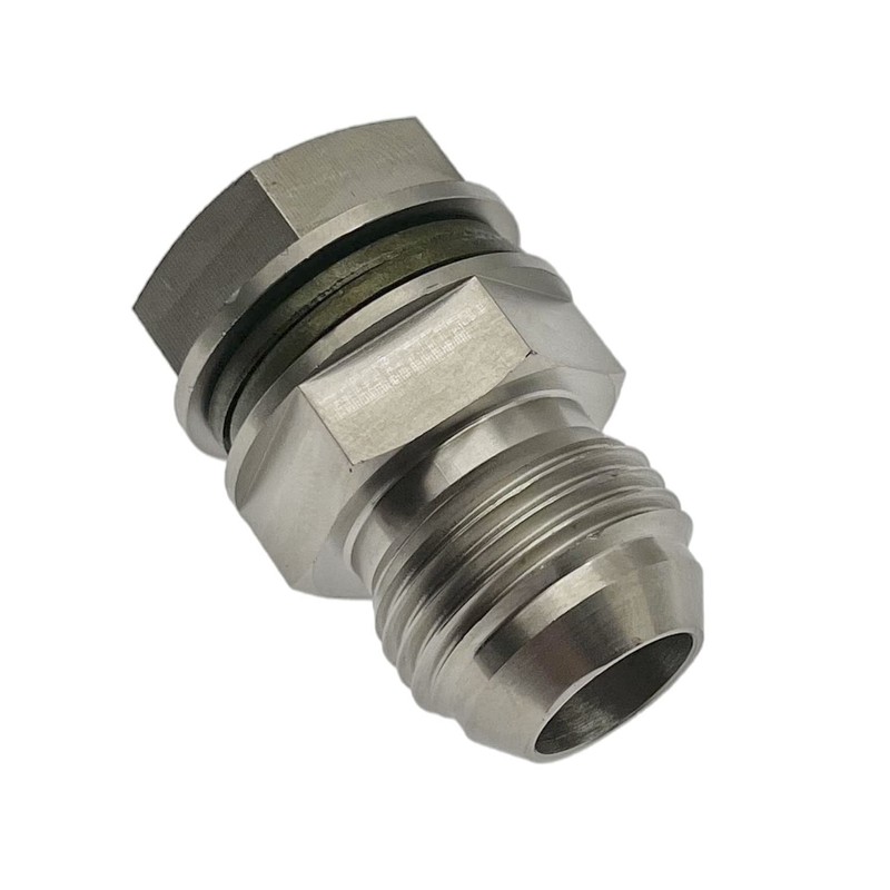HYXUAN 10AN Turbo Oil Pan/Oil Return Drain Plug Adapter Bung
