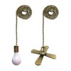 10 Feet Stainless Steel Beaded Pull Chain Extension with Connector,Beaded