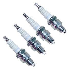 Eopzol 4 Pack Spark Plug for Small Engines BPR4HS Compatible with Honda SA50 SB50P NB50 NQ50 SE50 G150 G200 G300 G400 EM Series EB Series ES Series