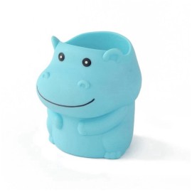 Target Bullseye’s Playground Toothbrush & Toothpaste Holder/Caddy - Hippo - NEW