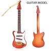 5.9in Mini Guitar Model Delicate Miniature Musical Instrument Guitar Model