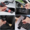 Tenbrachian 6pcs Car Cleaning Brushes, Car Detailing Brush Set, Car