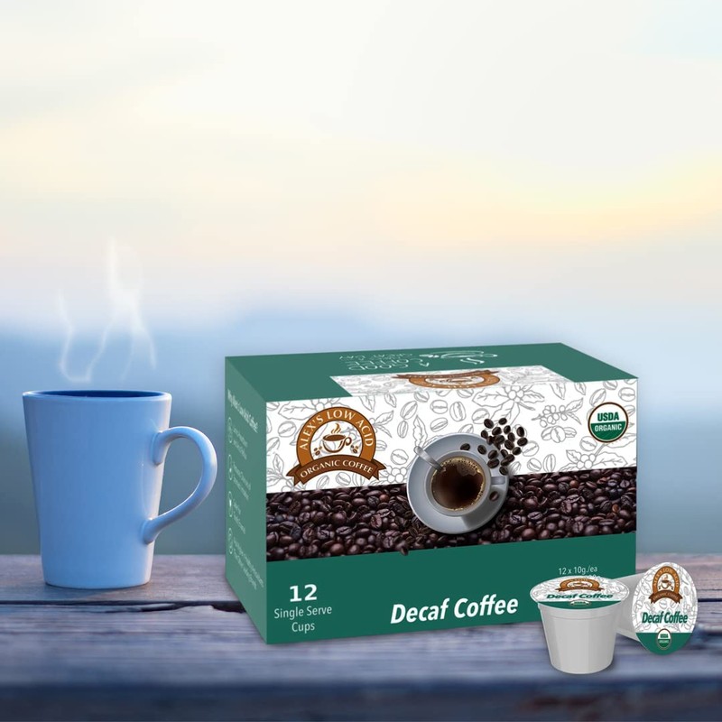 Alex's Low Acid Organic Coffee Perfectly Prepared Host K-Cup Variety