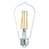 GE Vintage Style LED Light Bulbs, 60 Watt, Clear Finish,