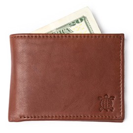 MEX ME | Cartera Clásica De Piel Para Hombre Café | Minimalista | Atemporal Y Elegante | Piel 100% Genuina | Con Tarjeteros y espacio amplio Para Billetes | Billetera Delgada | Resistente | Caballero