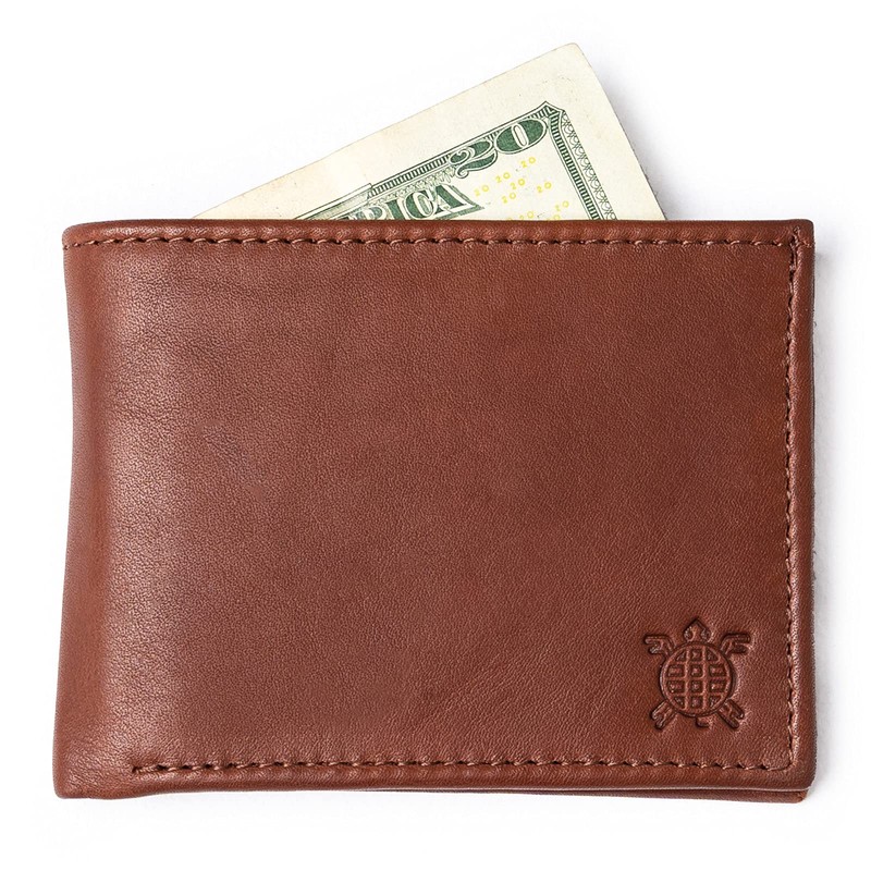 MEX ME | Cartera Clásica De Piel Para Hombre Café