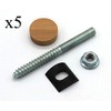 Stair Handrail Bolt Kit - Includes (5) Rail Bolts (3