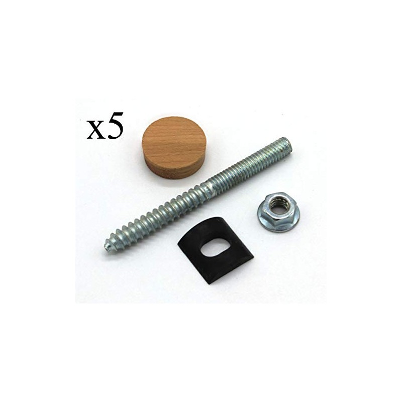 Stair Handrail Bolt Kit - Includes (5) Rail Bolts (3