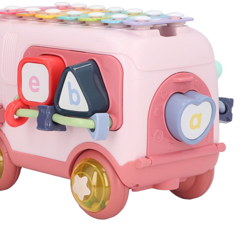 Blocks Musical Bus Alphabet Multifunction Learning Toy Pattern Matching Mini