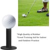 Golf Rubber Tees Driving Range Set, Durable Golf Tee Holder
